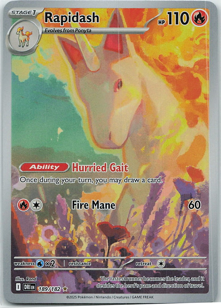 Rapidash (Destined Rivals) 189/182 [Near Mint]