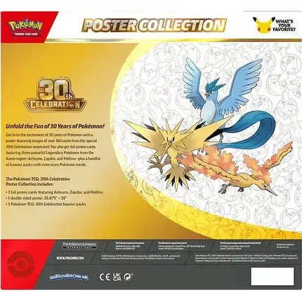 Pokemon TCG - 30th Celebration - Poster Collection (English)