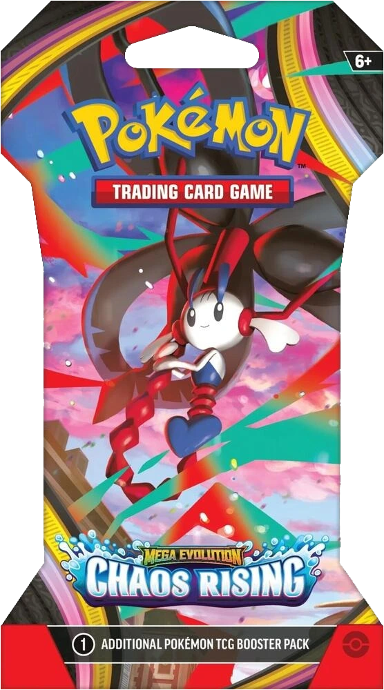 Pokemon TCG - Mega Evolution - Chaos Rising (ME4) - Sleeved Booster Pack (English)
