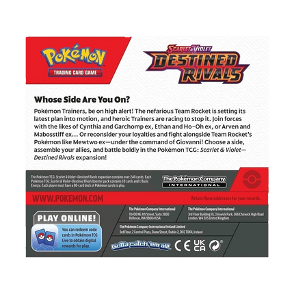 Pokemon TCG - Scarlet & Violet - Destined Rivals (SV10) - Booster Box (English)