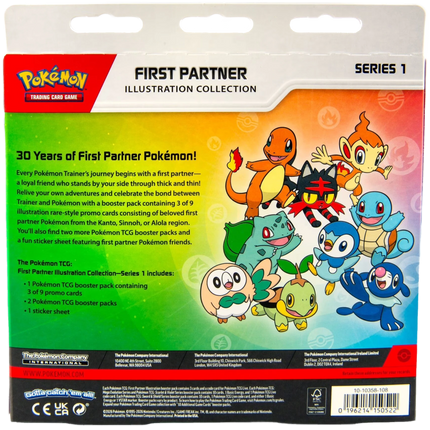 Pokemon TCG - First Partner Illustration Collection - Series 1 (English)
