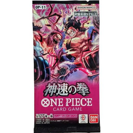 One Piece Card Game - A Fist of Divine Speed (OP-11) - Booster Pack (Japanese)