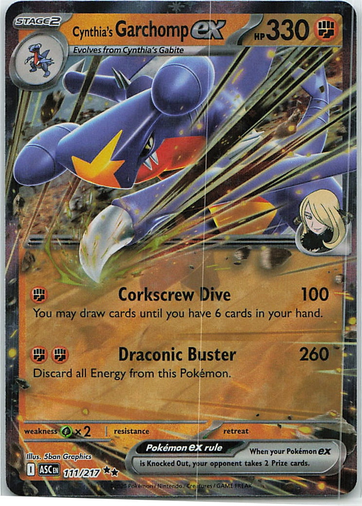 Cynthia's Garchomp ex (Ascended Heroes) 111/217 [Near Mint]