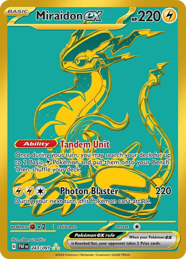 Miraidon ex (Paldean Fates) 243/91 [Near Mint]