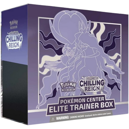 Pokemon TCG - Sword & Shield - Chilling Reign - Pokemon Center Elite Trainer Box (Shadow Rider Calyrex) (English)